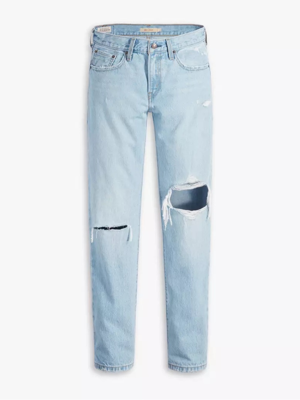 Levi’s Premium Middy Straight Leg Light Wash Blue Jeans Sz 25